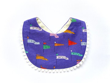 有機棉圍兜 LOVE