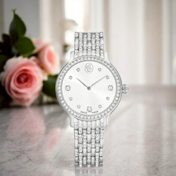 SWAROVSKI 施華洛世奇 Imber 璀璨水晶時尚腕錶 女錶 手錶 禮物-31mm 5693634