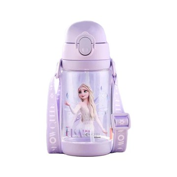 【一杯雙蓋】卡通正版授權聯名款兒童水壺 艾莎女王 520ml（隨行杯 直飲杯 水杯)520ml