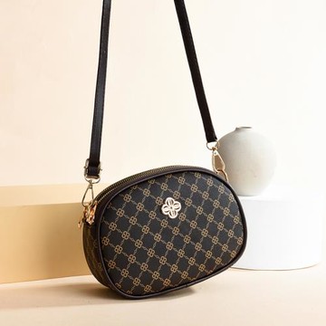 女士小圓包2025新款時尚女包單肩包韓版小包包百搭迷你多層斜挎包