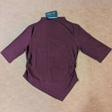 【PANGCHI 龐吉】前長後短百搭彈性短袖上衣(9523215/45/71)