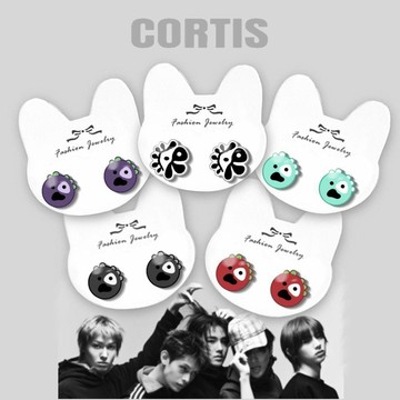 包包選品★cortis周邊應援物料925銀針耳釘耳飾耳夾無耳洞馬丁金主訓趙雨凡
