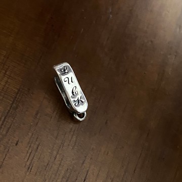 小寶s925純銀獨特設計魚尾萬能扣吊墜女單墜銀飾配飾高級感僅吊墜