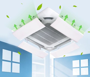 空調擋風板 中央空調擋風板吸頂機冷氣出風口遮風導風板天花機擋板防直吹擋風 全館免運