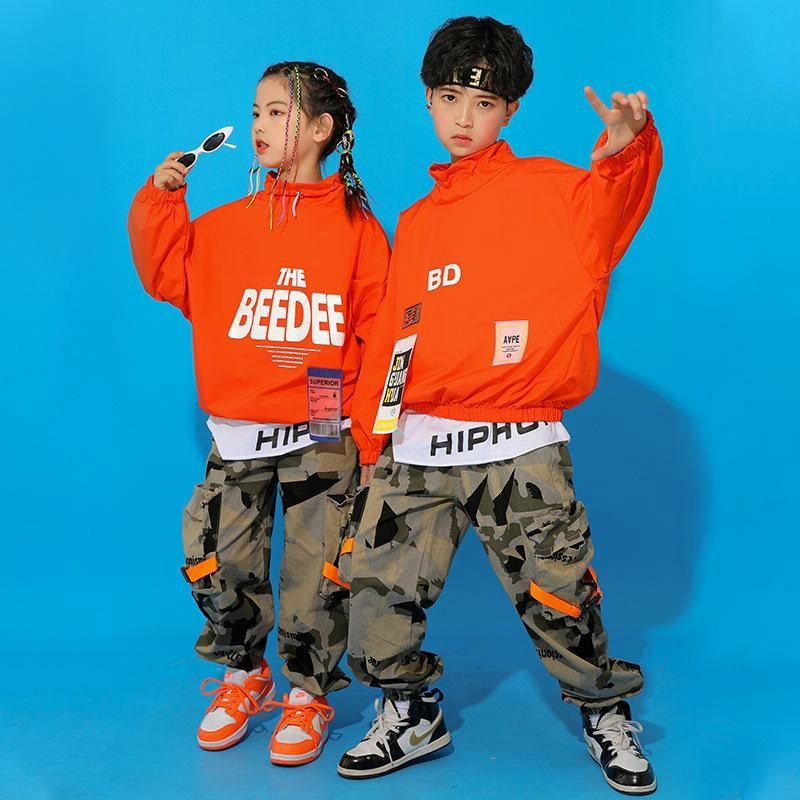 キッズダンス衣装 韓国子供服 HIPHOP ヒップホップ Jazz 応援団 ジャズダンス 練習着 体操服 ダンスウェア 団体服 女の子 舞台服 発表会 かっこいい 社交ダンス キッズダンス衣装 ダンスウェア