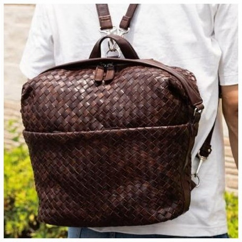 ポニーメッシュメンズリュック ショルダーバッグ リュックサック 33 5005 チョコ 高級革 馬革 本革 バックパック メンズバッグ 肩掛けカバン 通勤通学カバン 通販 Lineポイント最大0 5 Get Lineショッピング