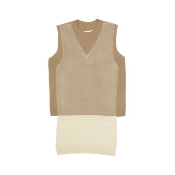Maison Margiela W 拼接針織背心