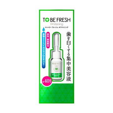 TO BE FRESH 瞬白美齒精華液 植物瞬白成分 去除牙垢 預防口臭  7ml  1瓶