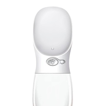 寵物星樂園 寵物外出飲水器 優雅白  單手操作  寬口設計  防漏水  1個