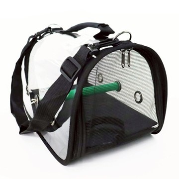 LIP Parrot 鸚鵡透明移動籠 中小型 03815  1個  透明色