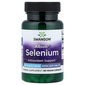 Swanson Vitamins, Albion® 硒全素膠囊，200 微克，90 粒