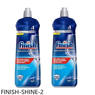 【FINISH 亮碟】【FINISH-SHINE-2】光潔潤800ml亮潔劑2入組洗碗機配件