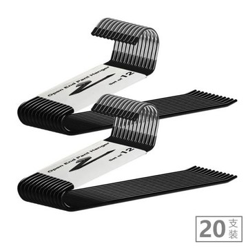 亞馬遜多功能鵝型褲架防滑2字Z型S形金屬褲掛無痕褲夾收納衣服架