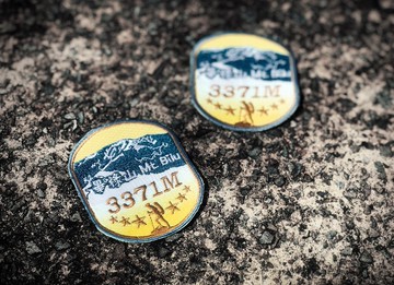 【台灣百岳刺繡布貼】畢祿山 Mt. Bilu