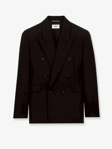 Double-breasted wool blazer - SAINT LAURENT - gender_Man