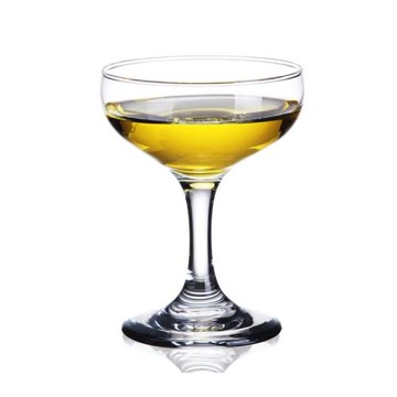 4.5安創意碟形香檳杯玻璃杯高腳杯餐廳宴會擺香檳塔常用酒具杯子