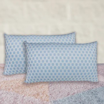 【多利寶寢具】 Indian 全方位50顆袋裝透氣獨立筒彈簧枕頭(2入)