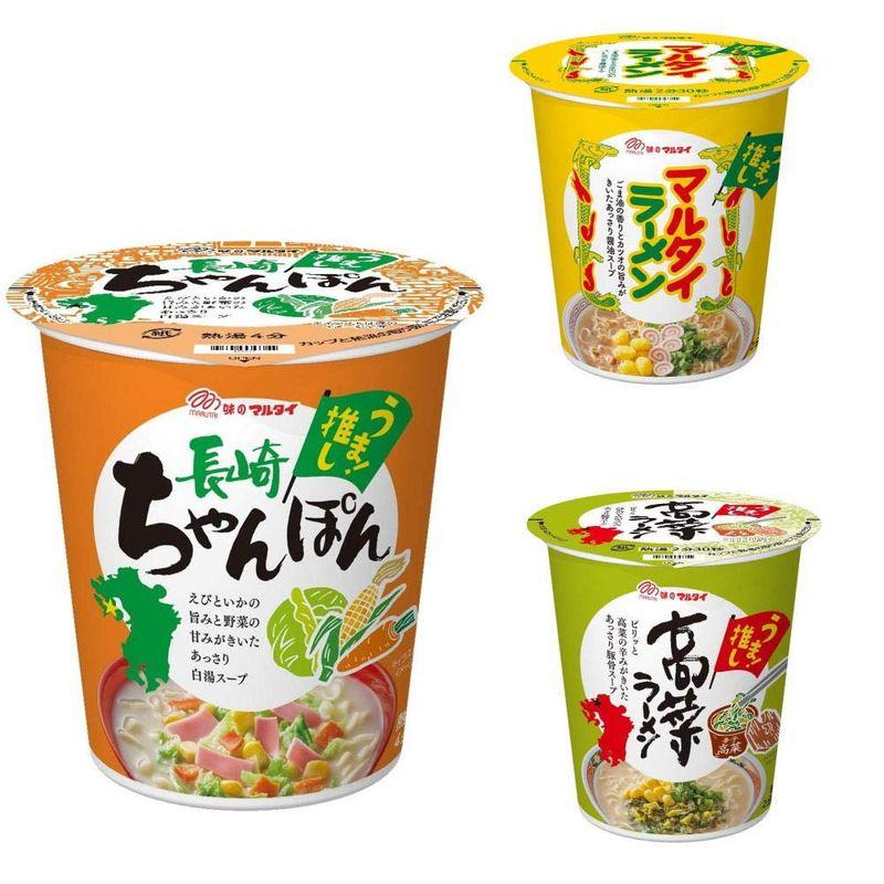 食品 味のマルタイ 縦型 カップ麺 ちゃんぽん 高菜ラーメン マルタイラーメン 3種24個セット