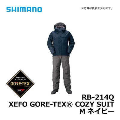 シマノ RB-214Q XEFO・GORE-TEX COZY SUIT ネイビー M / 釣り 防寒着
