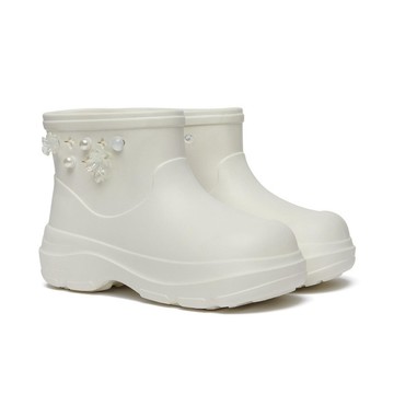 韓國 Rockfish Weatherwear clor HAYDEN BOOTS 輕量防水短筒靴 奶油白 CREAM