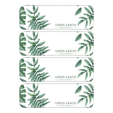 G034硅藻土洗漱台防水墊  1入  綠葉