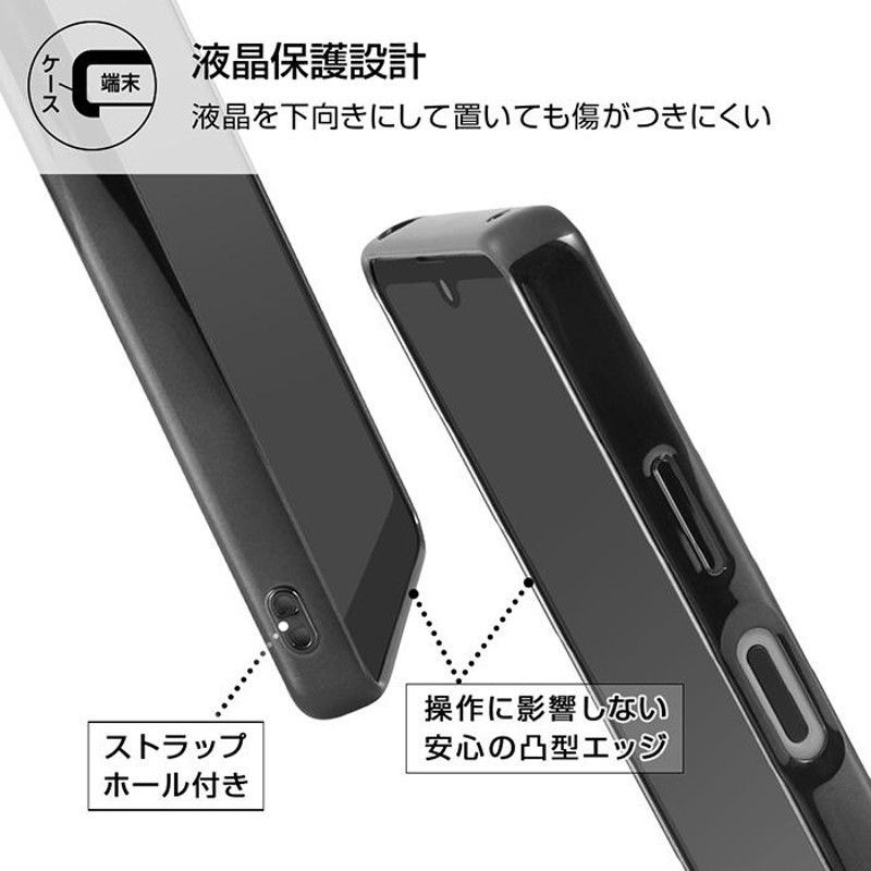 Xperia Ace III 耐衝撃 メタルフレーム スマホ クリア ソフト ケース カバー 透明 シンプル ブラック シルバー ブルー  ピンクゴールド SO-53C SOG08 | LINEブランドカタログ