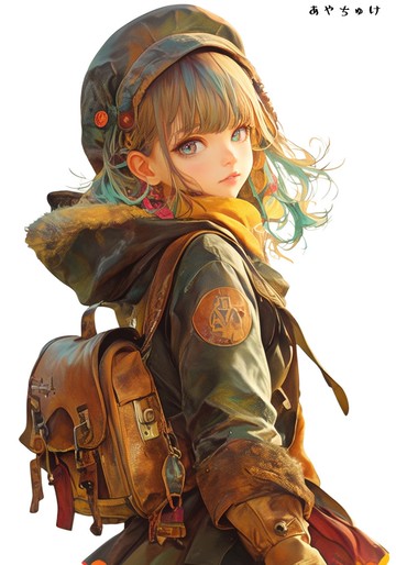 【11月新品】07-105-0074 人物貼紙 冬日女孩