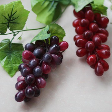 高仿假水果 Lmdec仿真手感葡萄串帶霜提子串 小串 蔬果模型裝飾