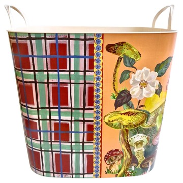 Stacksto X Nathalie Lete 聯名收納籃  33.5 x 33.5 x 29.2cm  蘑菇  1個