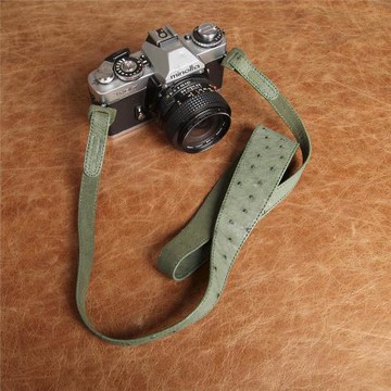 cam-in鴕鳥皮單反數碼照相機背帶 適用微單徠卡攝影肩帶cam2500