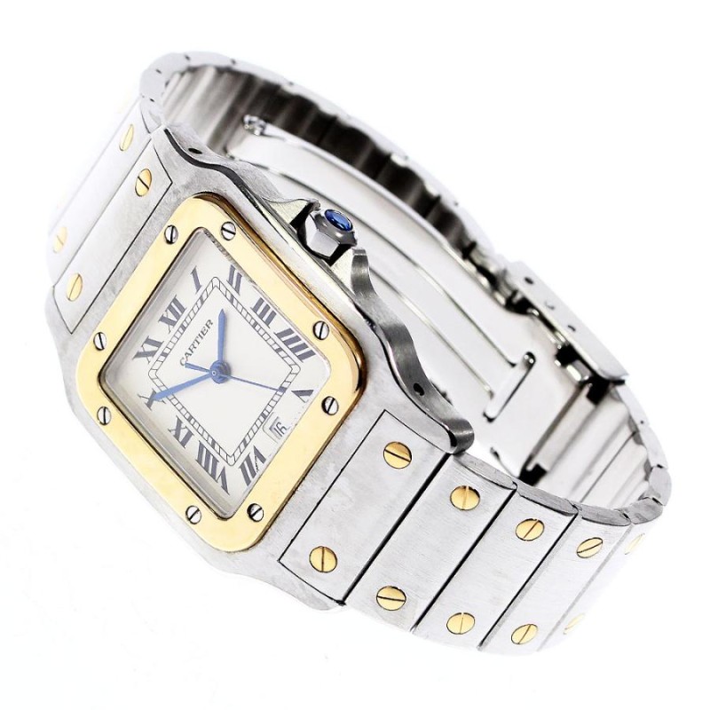 カルティエ CARTIER W20011C4 サントスガルベLM YGコンビ クォーツ メンズ 保証書付き_751244 | LINEショッピング