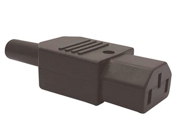 AC-013A 純銅 10A 品字三插母頭 自接線插座 三芯電源插頭 5PCS/入 (含稅)【佑齊企業 iCmore】