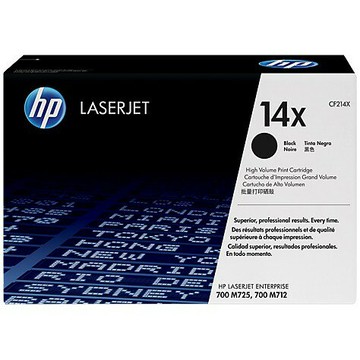 【領券滿額折200】  HP 14X 黑色原廠 LaserJet 高容量碳粉匣 (CF214X) For M725dn/M725f/M712dn