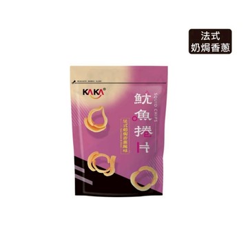 KAKA 魷魚捲片 80g 法式奶焗香蔥風味 ❘ 追劇零食