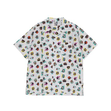 CHUMS 男款 KASEKICIDER  Chumloha Shirt短袖襯衫 白色_CH021237W001