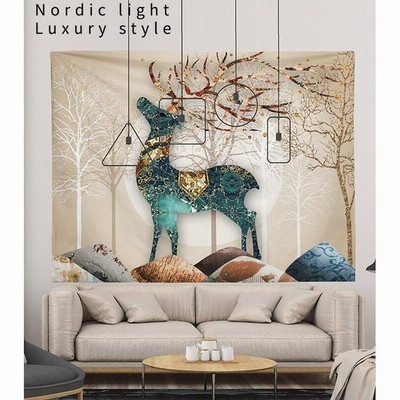 タペストリー 絵画 布製 壁飾り 部屋飾り ファブリックポスター インスタ 映え 在宅 背景 壁紙 部屋バレ テレワーク オシャレ インテリア雑貨 ガーランド 通販 Lineポイント最大get Lineショッピング