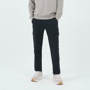 GIORDANO 男裝易打理工裝褲 - 09 黑色