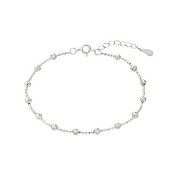 [大尺碼/純銀] 圓的舞曲手鍊 / Round Dance Bracelet