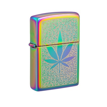 Zippo 【官方旗艦店】Cannabis Design 大麻設計防風打火機
