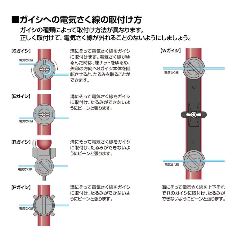 末松電子 電気柵 #303 Eガイシ （100個セット）