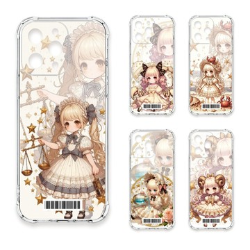 iPhone 17 Pro 殼 TRON iPhone 17 Pro 日系可愛小女孩星座 四角防摔 軟殼 載具 手機殼