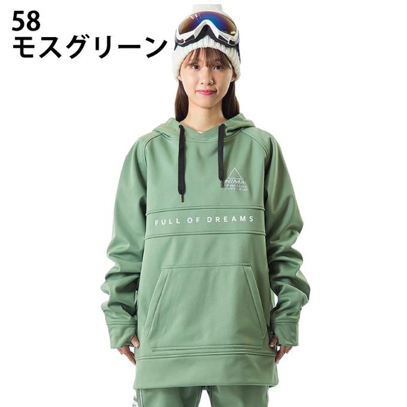 ニーマ nima スキー スノーボード パーカー レディース HOODY NB-7006