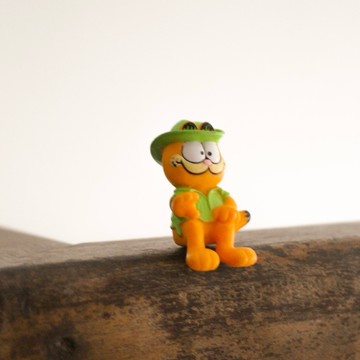 𝗈𝗅𝖽𝗍𝗈𝗒𝗌𝗍𝖺𝗍𝗂𝗈𝗇 1980s 加菲貓 坐姿 小玩具 老玩具 玩具公仔模型收藏擺飾