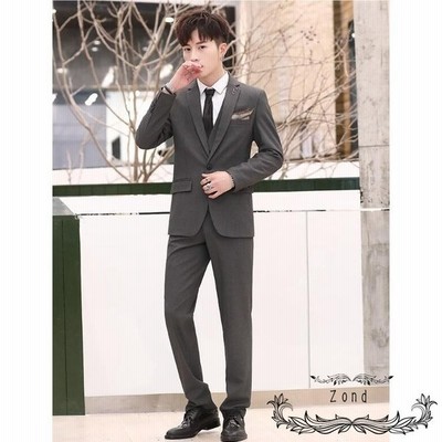 レギュラー 新作 メンズスーツ 2点セット ジャケット ズボン スーツ 3色入 細身 紳士服 通勤 Ol 面接 ビジネス 紳士 入学式 入社 春 夏 秋 冬 通販 Lineポイント最大get Lineショッピング