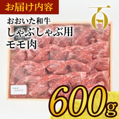 ふるさと納税 佐伯市 おおいた和牛 しゃぶしゃぶ用 モモ肉 (600g)