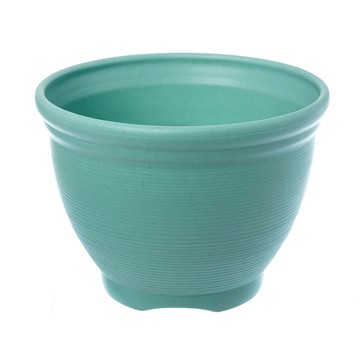 仿陶土花盆7吋 綠