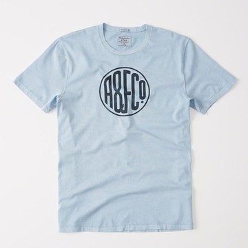 AF a&f Abercrombie & Fitch 男 短袖 T恤 藍色 2213