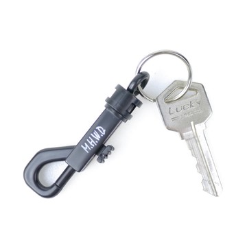 Matchwood P-Hook 勾扣鑰匙圈 黑底白字款 官方賣場