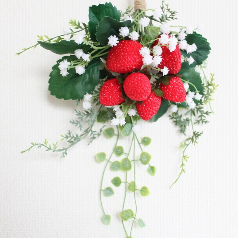 専用＊ストロベリー 春のフェイクスワッグ 専用＊ストロベリー 春の