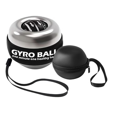 LifeHouse 炫彩發光腕力球 自動啟動設計 附贈收納球包  黑色  1組  7.2 x 7.2 x 5.8 cm